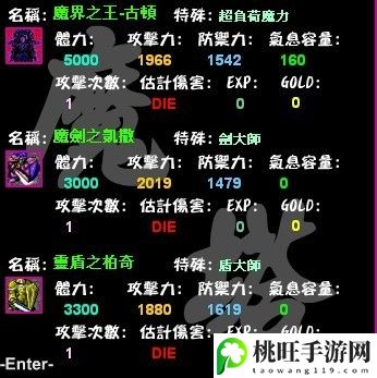 新新魔塔2怪物属性表-实用技巧全方位讲解