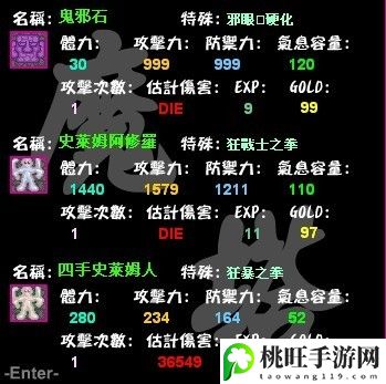 新新魔塔2怪物属性表-实用技巧全方位讲解