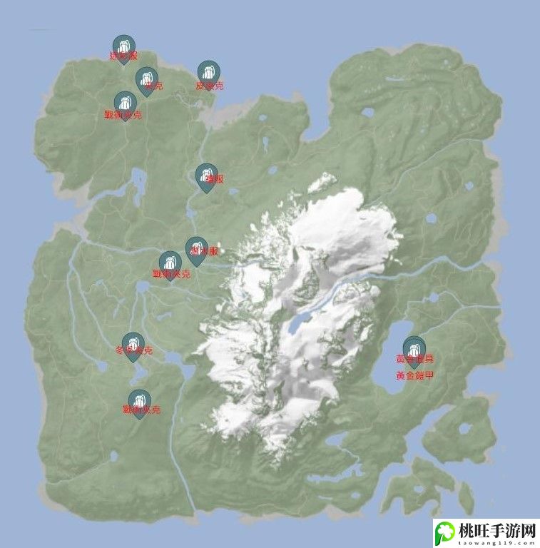 森林之子全物品地图坐标图高清-地图彩蛋与特殊事件分享