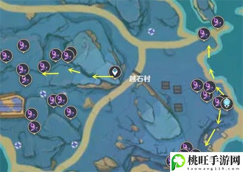 2023原神鸣草最新采集路线图-游戏经济系统与资源管理