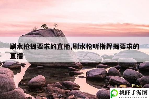 刷水枪提要求直播app大全